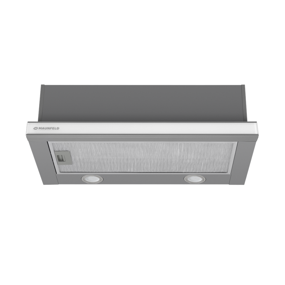Кухонная вытяжка MAUNFELD VSQ 60 нержавеющая сталь/белое стекло фото 2