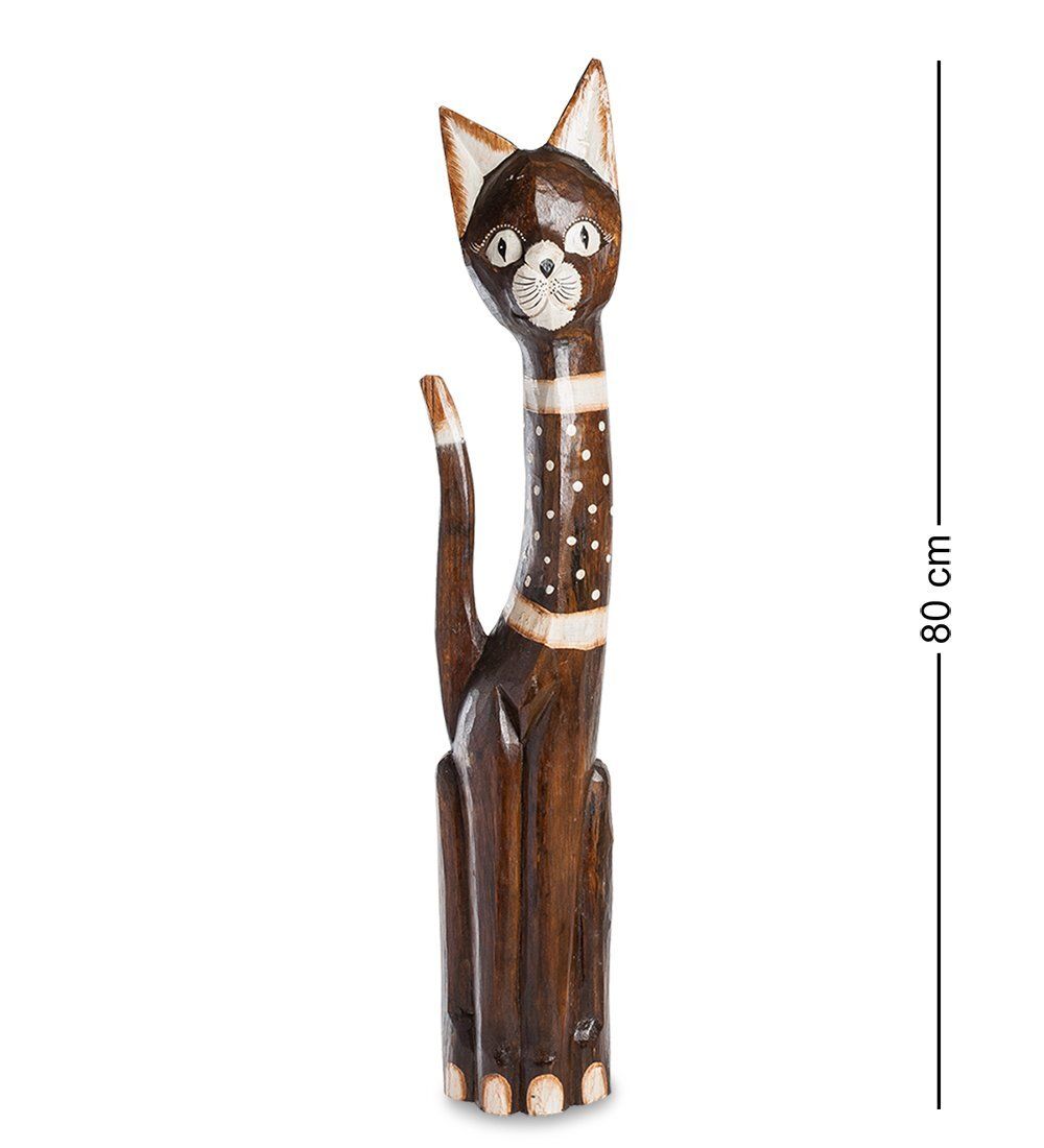 99-145 Статуэтка «Кошка» 80 см (албезия, о.Бали)