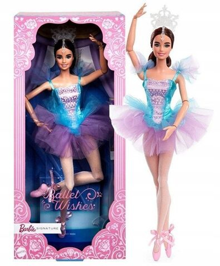 Кукла Barbie Mattel Signature Ballet Wishes Звездная танцовщица Барби Балерина HCB87