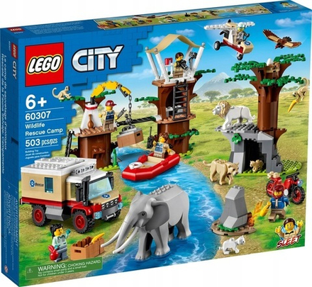 Конструктор LEGO City Wildlife Лагерь спасения дикой природы 60307