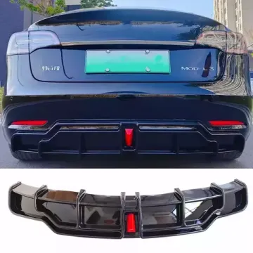 Диффузор заднего бампера с LED лампой Tesla Model 3