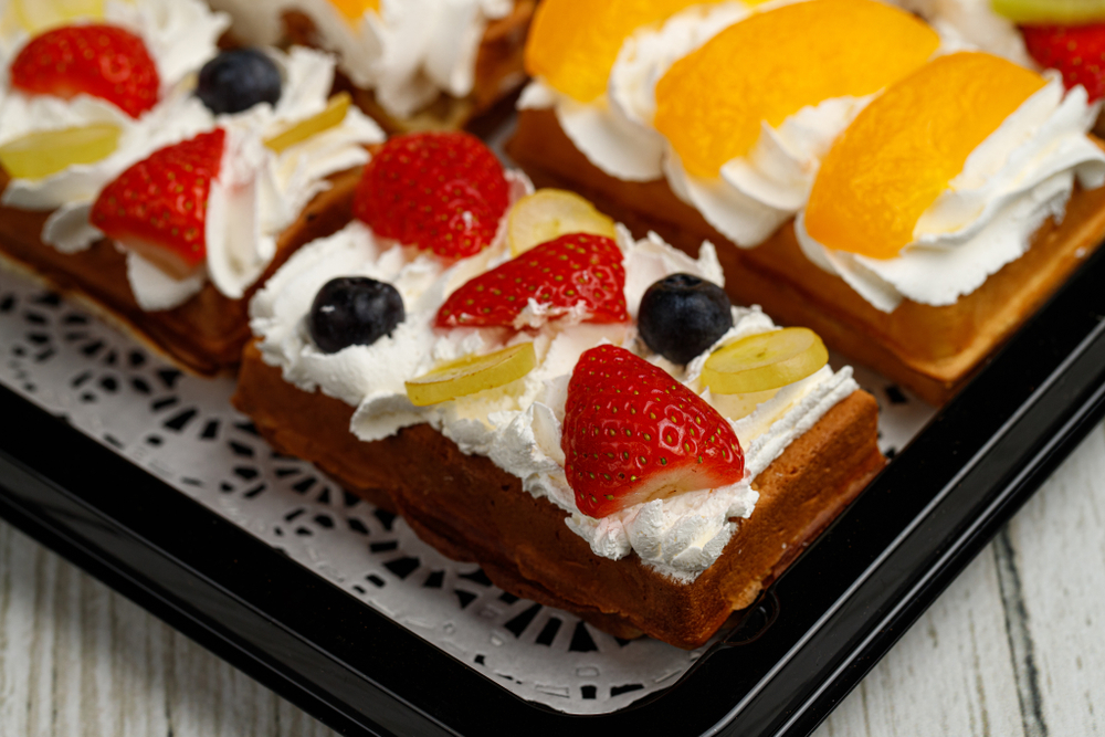 Платтер Бельгийские вафли десертные 10 штук