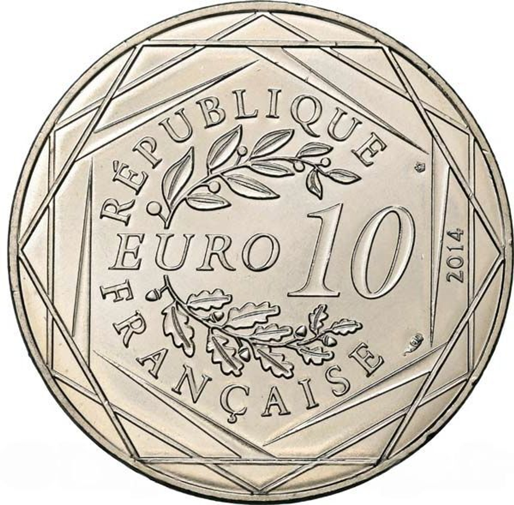 France 10 Euro 2014 – Égalité by Sempé (Summer Edition). Silver Coin from the "Values of the Republic" Series