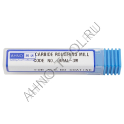Фреза твердосплавная обдирочная 18мм (L=100, l=50, хв=18) Z3 30° по алюминию и цветным металлам BRAL