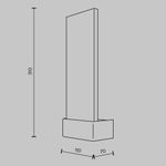 Настенный светильник (бра) Maytoni MOD318WL-L3CH3K