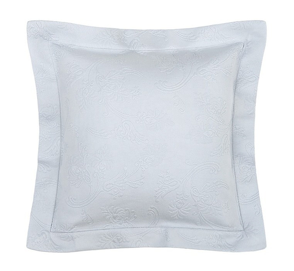 Наволочка декоративная 47х47 Luxberry Country с мережкой голубая