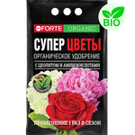 Органическое удобрение обогащенное цеолитом и аминокислотами СУПЕР ЦВЕТЫ, 2 кг (Бона Форте)