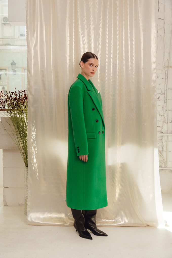Пальто «Ингрид», зеленый
