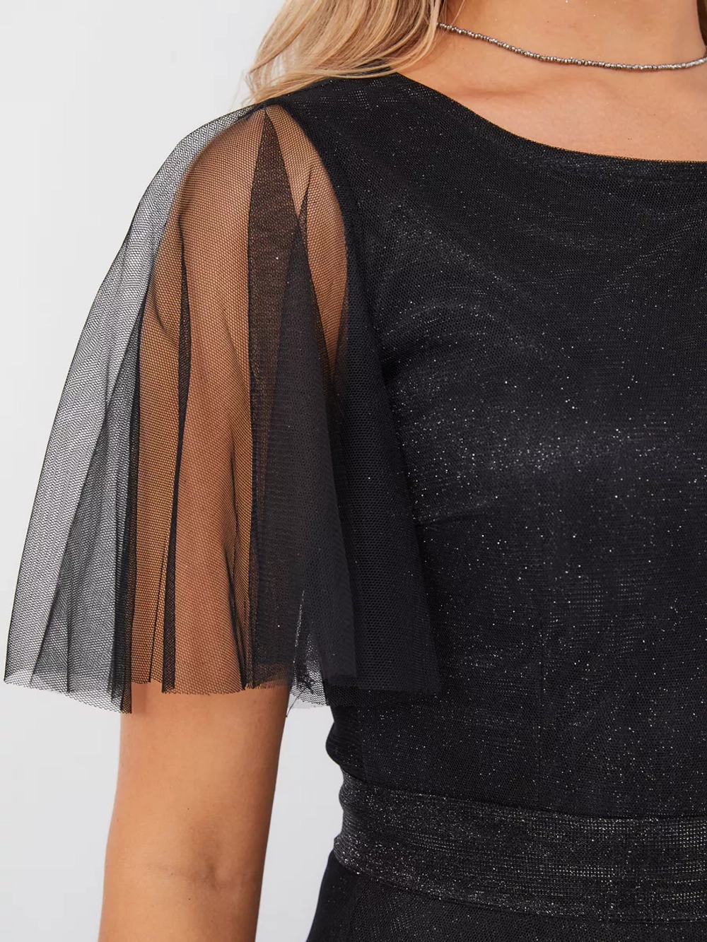 Платье вечернее блестящее