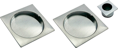 Ручка для раздвижных дверей MORELLI MHS-2 SC матовый хром комплект