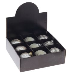 GAEM Набор из 9шт Украшение новогоднее "Шар", D 10 см, L33 W32 H10,5 см