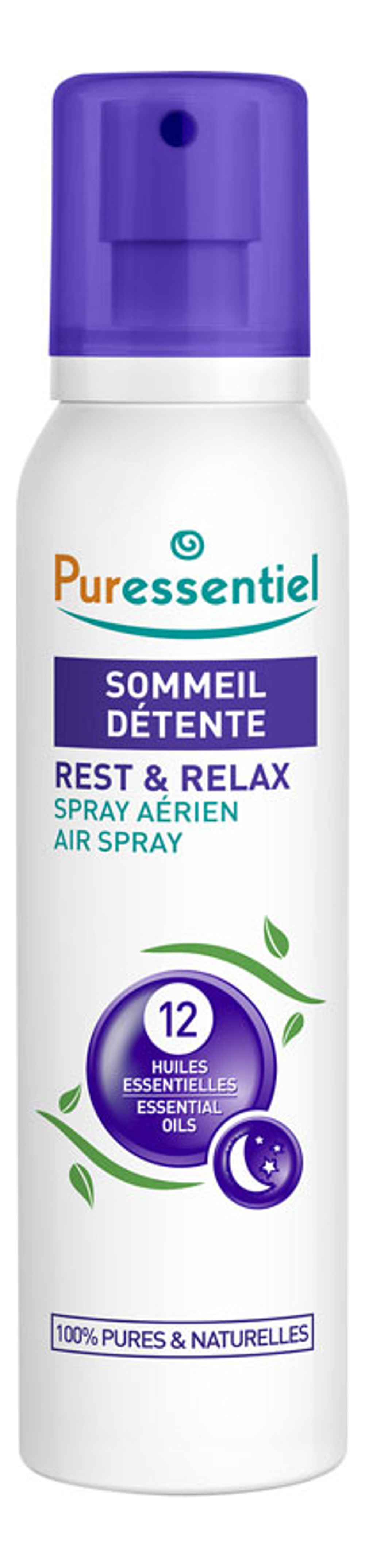 PURESSENTIEL Отдых и Релакс Спрей для воздуха 12 эфирных масел Sommeil Detente Spray Aerien 75 мл