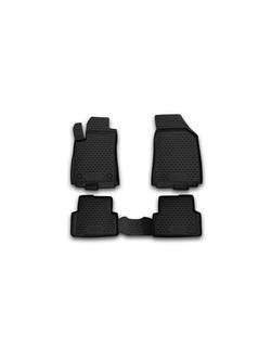 Коврики в салон для CITROEN C4, 2011-, 4 шт. (полиуретан) CARCRN00041