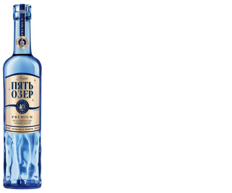 Водка Пять Озер Премиум 0,7 40% (Омсквинпром)