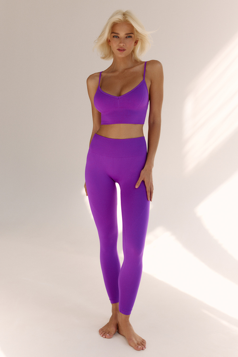 Топ №54 с чашкой SUPER SOFT Фиолетовый