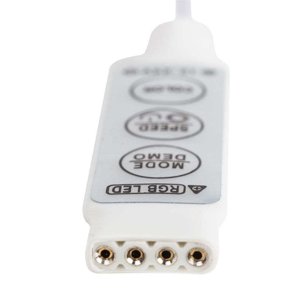 LED мини контроллер с разъемом 5,5х2,1 мм 72/144 W, 3 кнопки, 12 V/24 V