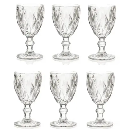 Rose&Tulipani Набор из 6 бокалов Diamond 250 мл
