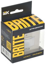 BRITE Датчик движения ДС10-1-БрШ шампань IEK