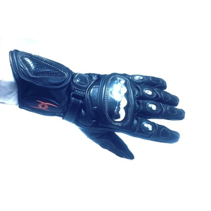 Мотоперчатки Avia Racing черные метал защита