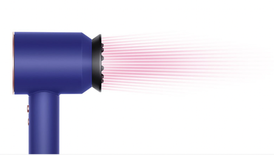 Фен Dyson Supersonic HD07, голубой/розовое золото + с подарочным чехлом EU