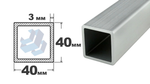 трубы электросварные квадрат 40x40х3.0 дл 6000