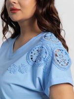 Блуза Время перемен (голубая) Б15478-20М LT Collection