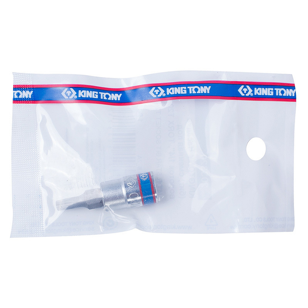 KING TONY (203320) Насадка (бита) торцевая 1/4", L = 37 мм, TORX, T20