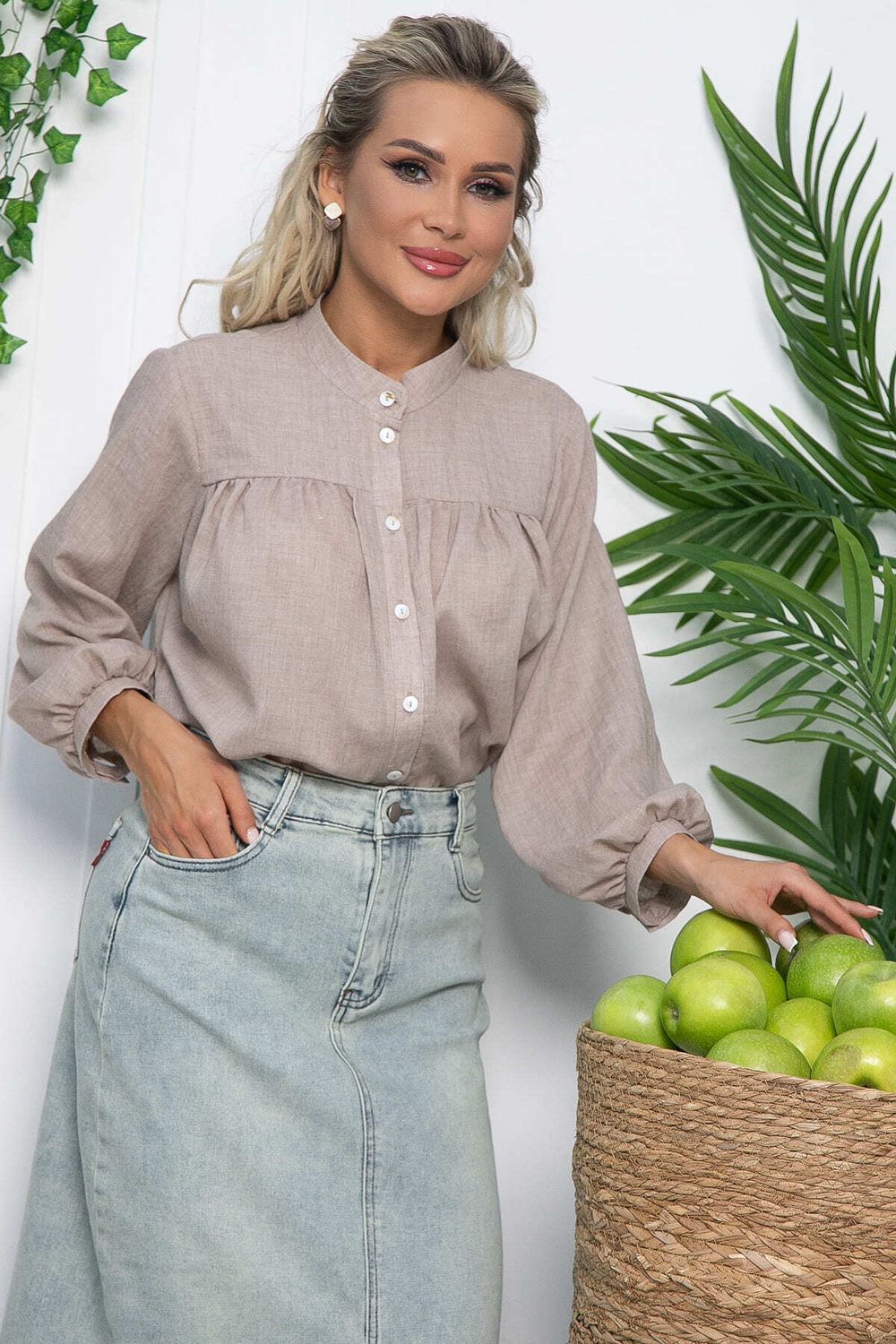 Блуза Ловец снов (бежевая) Б13618-5М LT Collection