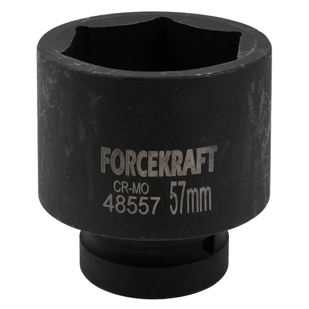 Головка ударная 1'', 57мм (6гр.) FORCEKRAFT FK-48557