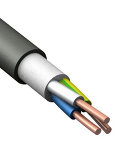 Кабель медный силовой в ПВХ изоляции ВВГнг(А)-LS 3х4-0,66 круглый ВЭКЗ