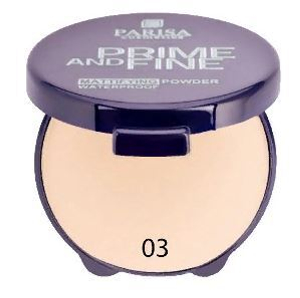 Parisa Пудра для лица PP-03, компактная, тон №03, Насыщенный бежевый