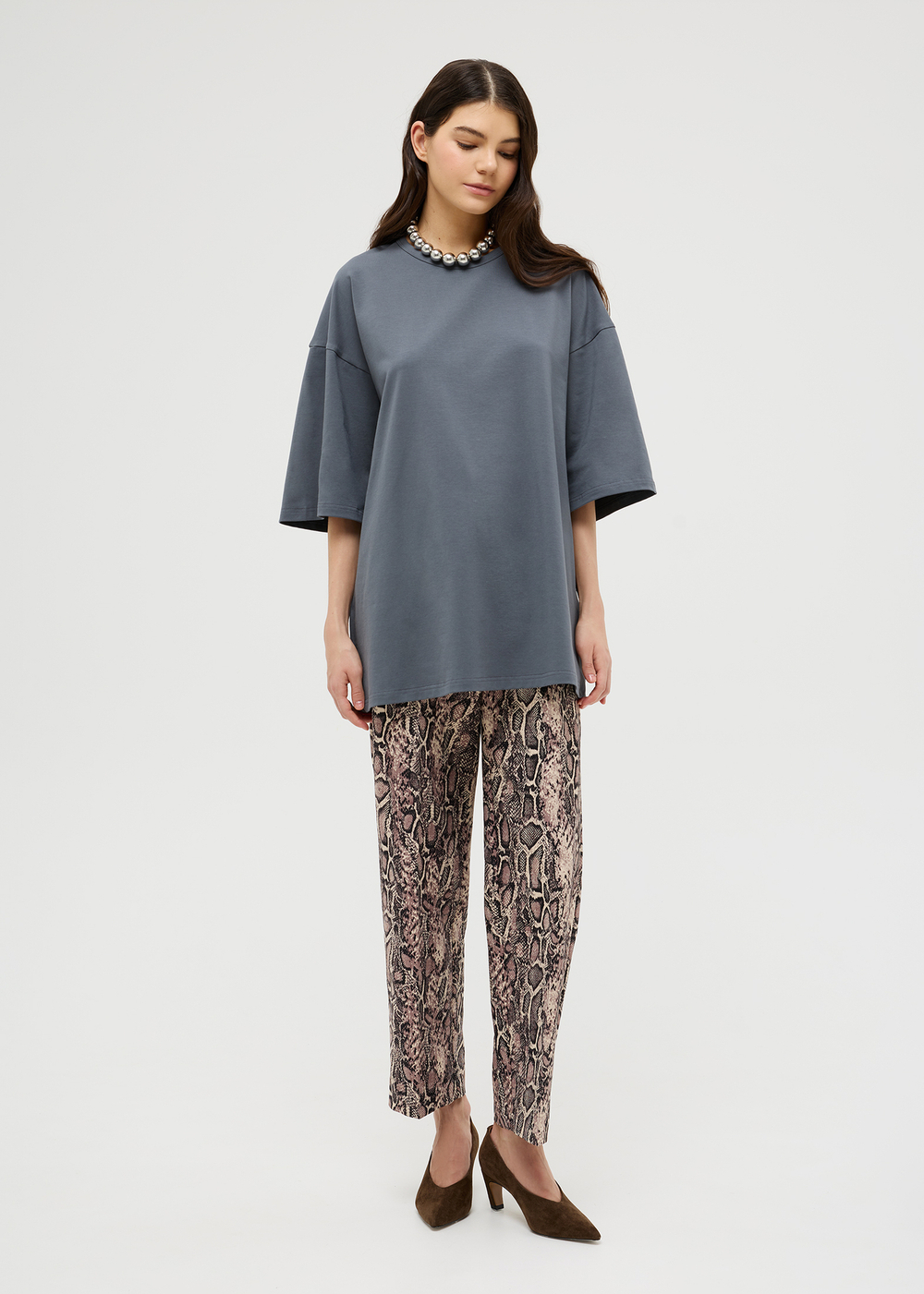 Футболка объемного кроя