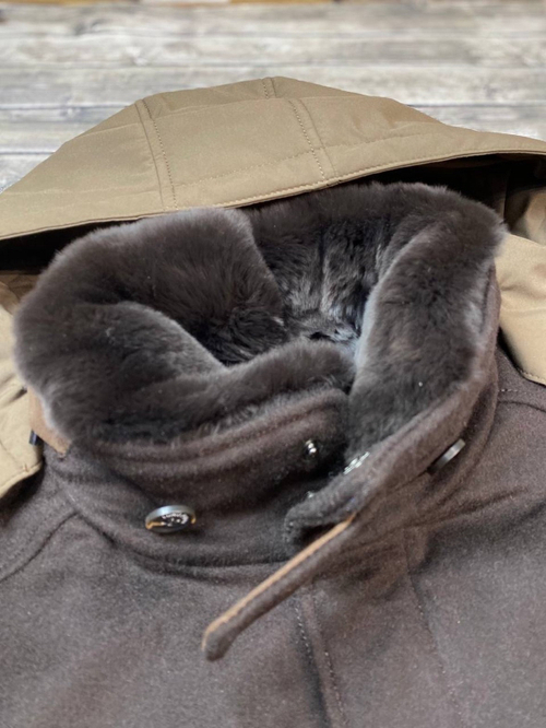 Кашемировое пальто Loro Piana с мехом