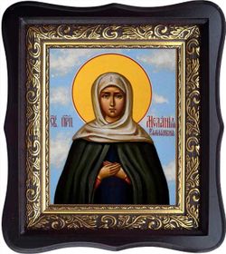 Мелания Римляныня Вифлеемская Преподобная. Икона на холсте в киоте