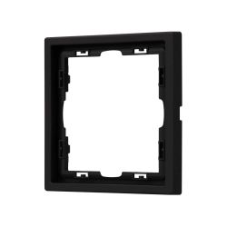 Рамка пластиковая FRM-NOBE-SFPL-1-BK (Arlight, Черный оникс) 054212