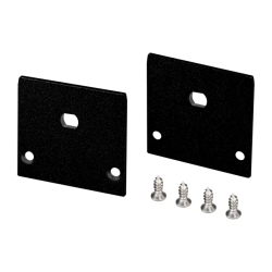 Заглушка LINE-3535-TRAY BLACK с отверстием (Arlight, Алюминий) 062738