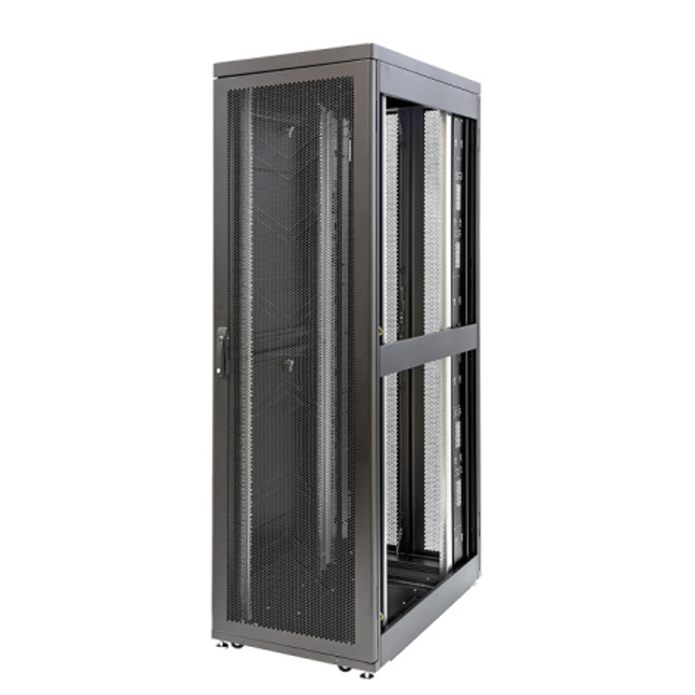 Шкаф напольный 19", 42U Eurolan 60F-42-6C-94BL