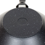 Сковорода-вок алюминий, 28 см, антипригарное покрытие, Vari, Каменная, черная, ККLWBL35128
