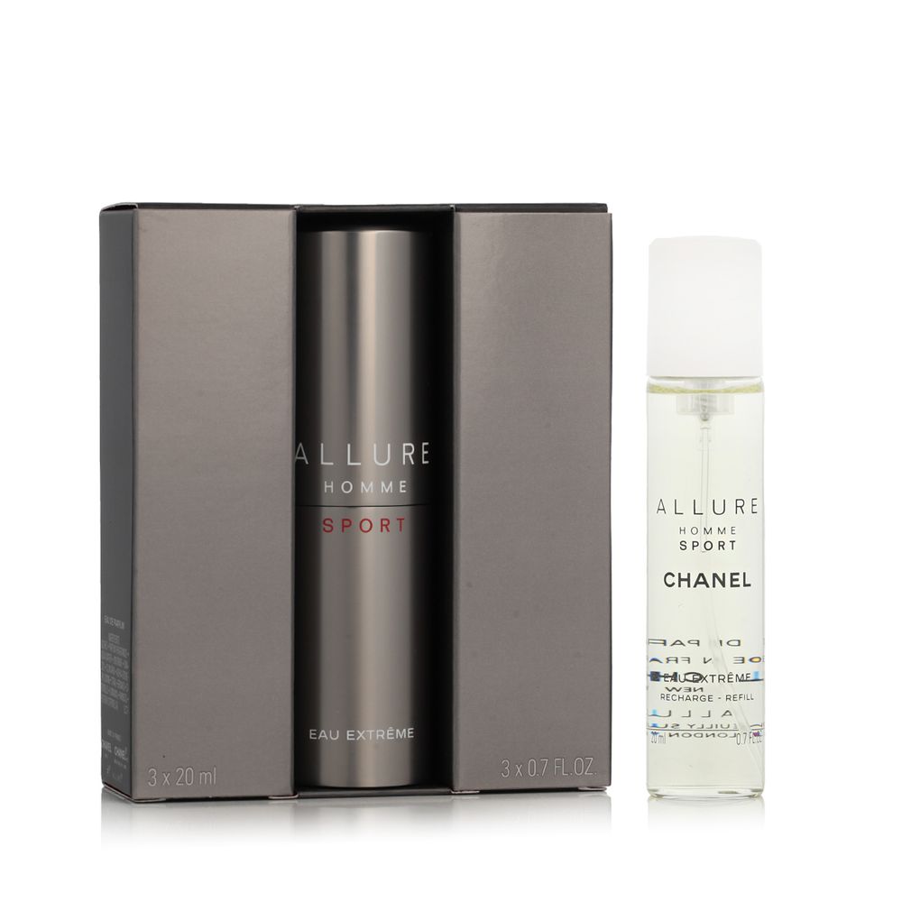 Chanel Allure Homme Sport Eau Extrême EDT Refillable 20 ml + EDT Refill 2 x 20 ml (man) 60 ml