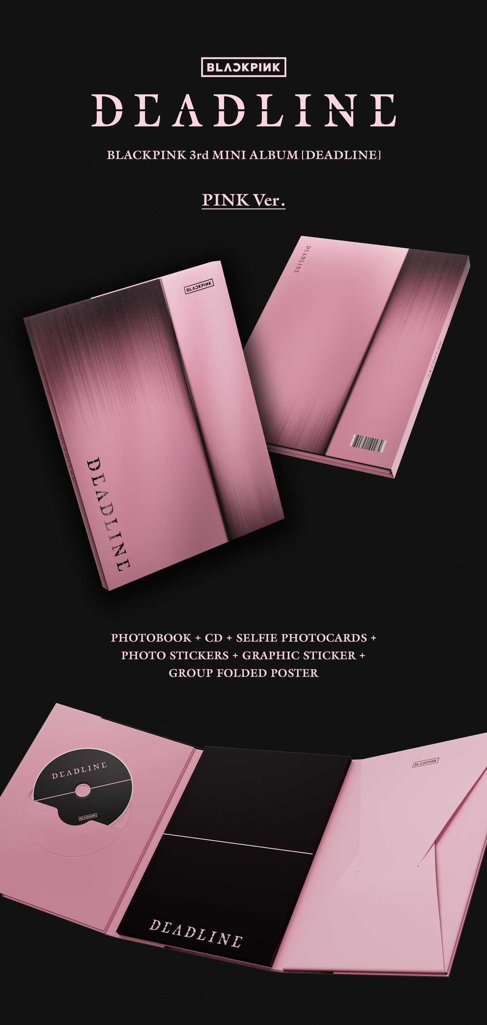 Альбом BLACKPINK 3rd MINI ALBUM [DEADLINE] (предзаказ от DEAR MY MUSE)