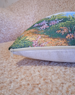 Декоративный гобеленовый чехол для интерьерной подушки Летний мотив 38*38