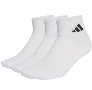 Теннисные носки Adidas Cushioned Sportswear Ankle 3P - white/white/black