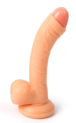 Телесный фаллоимитатор Wicked Hero Puppy Love - 14 см. (Цвет: телесный)