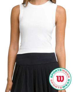 Топ теннисный Wilson Pro Seamless Tennis - bright white