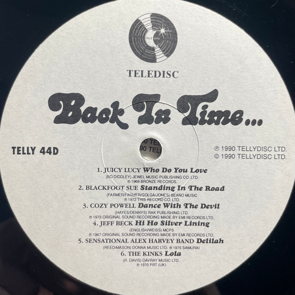 Сборник Back In Time... The Sound Of The Seventies 4LP (Англия 1990г.)
