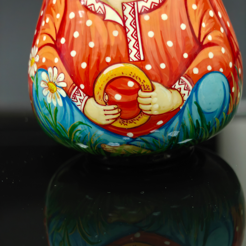 Матрешка "Антошка"( ручная роспись Палех)