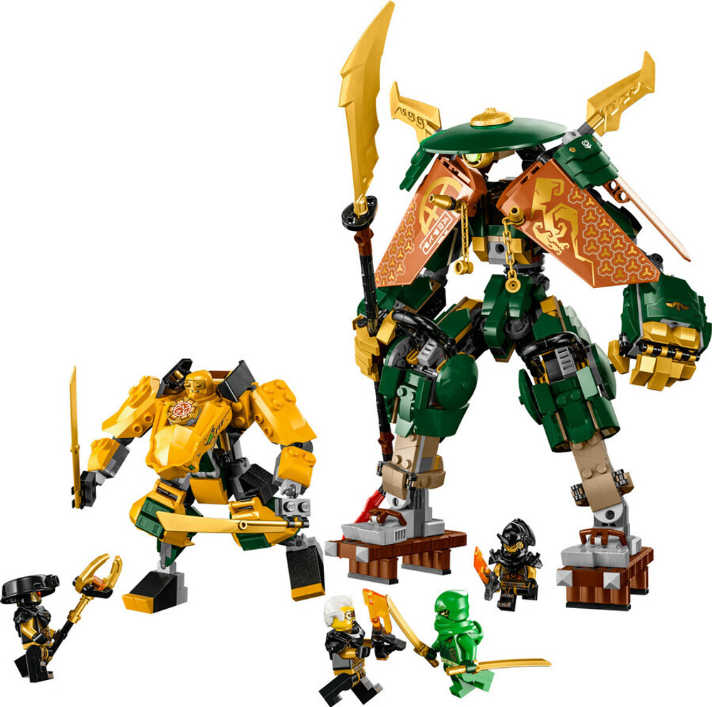 Конструктор LEGO Ninjago 71794 Командные роботы ниндзя Ллойда и Арин