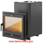 Печь ВЕЗУВИЙ Русичъ Антрацит 22 Панорама "М"