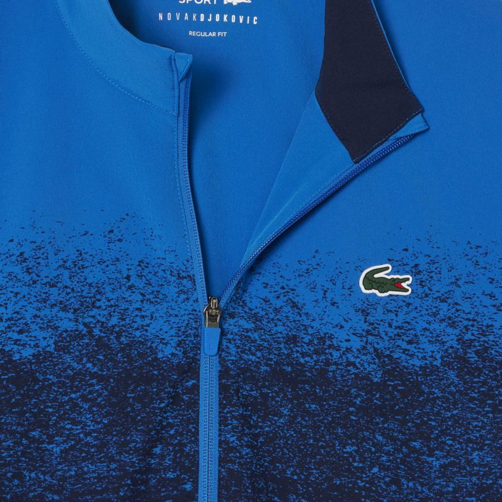 Мужской теннисный костюм Lacoste Tennis x Novak Djokovic - небесный