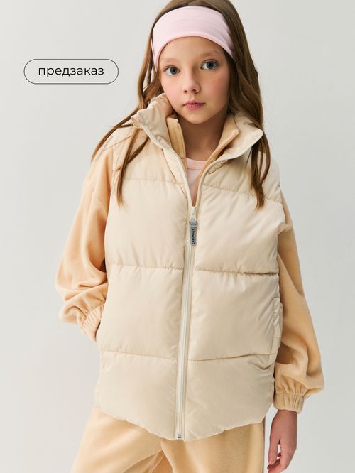 Жилет стеганый на молнии 